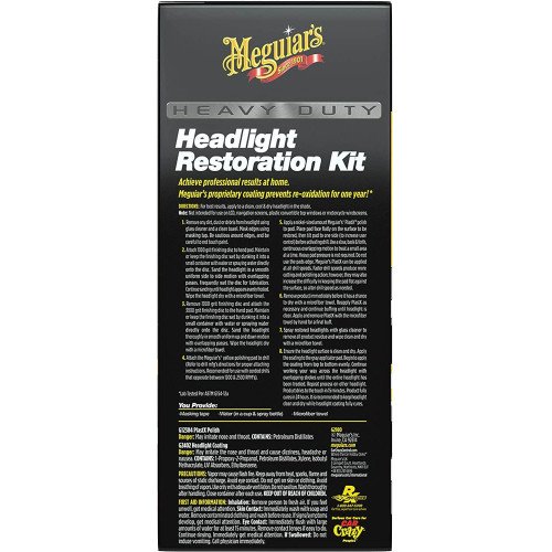 Kit Polish Faruri Meguiars Heavy Duty Headlight Restoration Kit