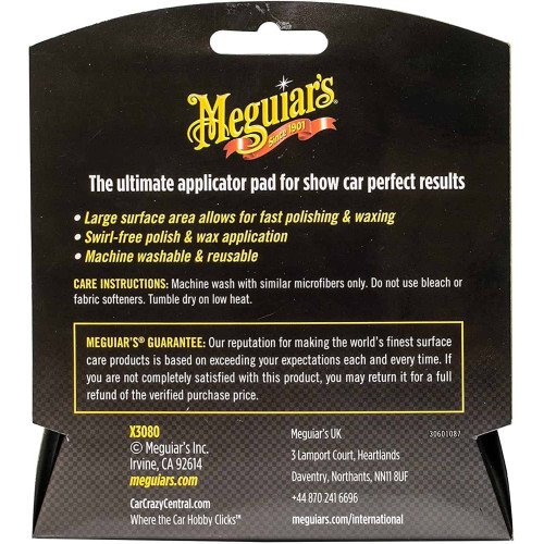 Set Aplicatoare Microfibra Meguiar's Even Coat Microfiber Applicator Pads, 2 buc Set Aplicatoare Microfibra Meguiar's Even Coat Microfiber Applicator Pads, 2 buc