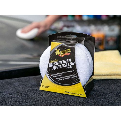 Set Aplicatoare Microfibra Meguiar's Even Coat Microfiber Applicator Pads, 2 buc Set Aplicatoare Microfibra Meguiar's Even Coat Microfiber Applicator Pads, 2 buc
