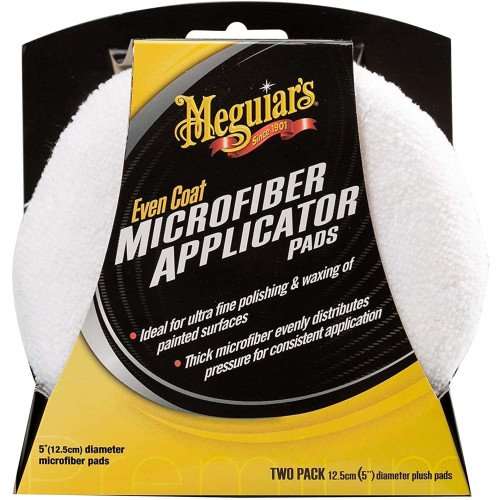 Set Aplicatoare Microfibra Meguiar's Even Coat Microfiber Applicator Pads, 2 buc Set Aplicatoare Microfibra Meguiar's Even Coat Microfiber Applicator Pads, 2 buc