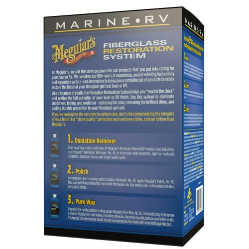 Set Curatare Ambarcatiuni Meguiar's Fiberglass Restoration System Set Curatare Ambarcatiuni Meguiar's Fiberglass Restoration System