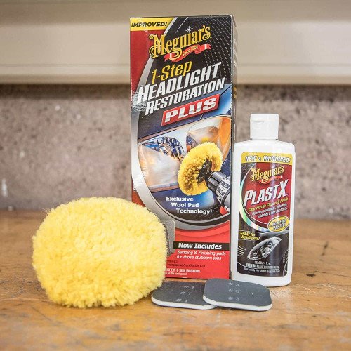 Set Polish Faruri Meguiar's 1-Step Headlight Restoration Kit Set Polish Faruri Meguiar's 1-Step Headlight Restoration Kit