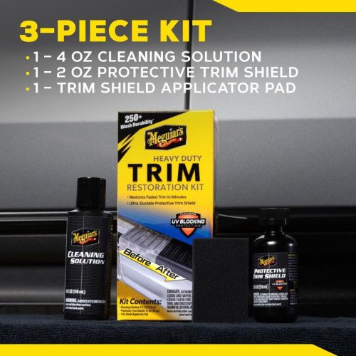 Set Restaurare Plastice Exterioare Auto Meguiar's Heavy Duty Trim Restoration