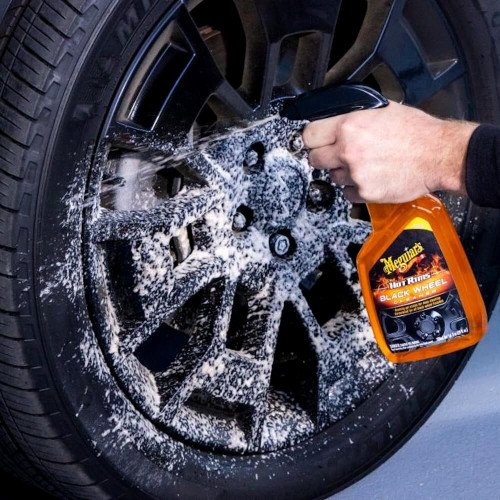 Solutie Curatare Jante Meguiar's Hot Rims Black Wheel Cleaner, 710ml Solutie Curatare Jante Meguiar's Hot Rims Black Wheel Cleaner, 710ml