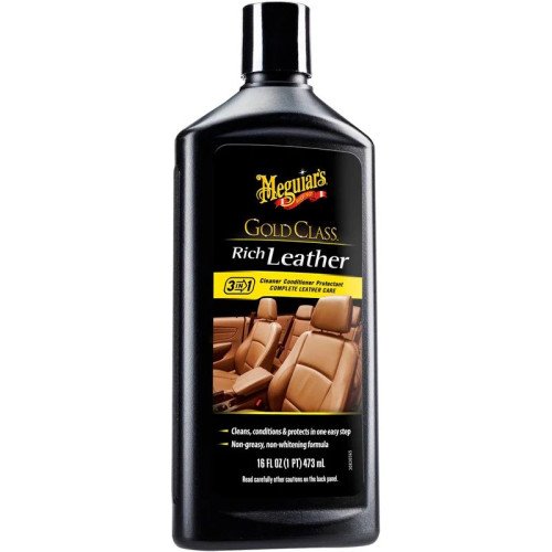 Solutie Intretinere Piele Auto Meguiar's Rich Leather 3 in 1, 473ml Solutie Intretinere Piele Auto Meguiar's Rich Leather 3 in 1, 473ml