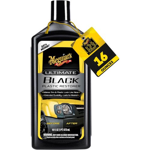 Dressing Plastice Exterioare Meguiar's Ultimate Black Plastic Restorer, 473ml Dressing Plastice Exterioare Meguiar's Ultimate Black Plastic Restorer, 473ml
