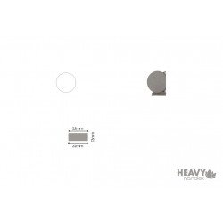 Burete Polish Abraziv Nanolex Polishing Pad Heavy, 32x13x32mm