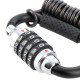 Cablu Antifurt Casca Moto Oxford LidLock, Negru Cablu Antifurt Casca Moto Oxford LidLock, Negru
