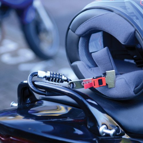 Cablu Antifurt Casca Moto Oxford LidLock, Negru Cablu Antifurt Casca Moto Oxford LidLock, Negru