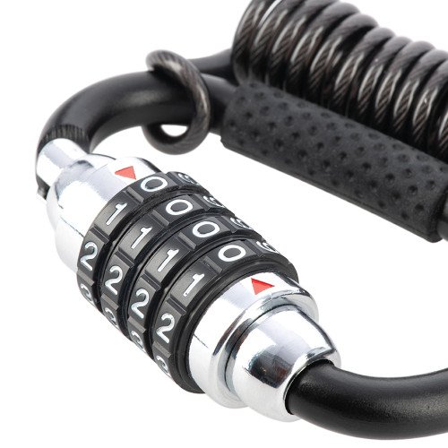 Cablu Antifurt Casca Moto Oxford LidLock, Negru Cablu Antifurt Casca Moto Oxford LidLock, Negru