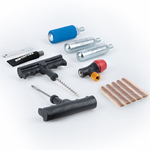 Kit Reparare Anvelope Moto Oxford CO2 Tyre Repair Kit 1 Kit Reparare Anvelope Moto Oxford CO2 Tyre Repair Kit 1