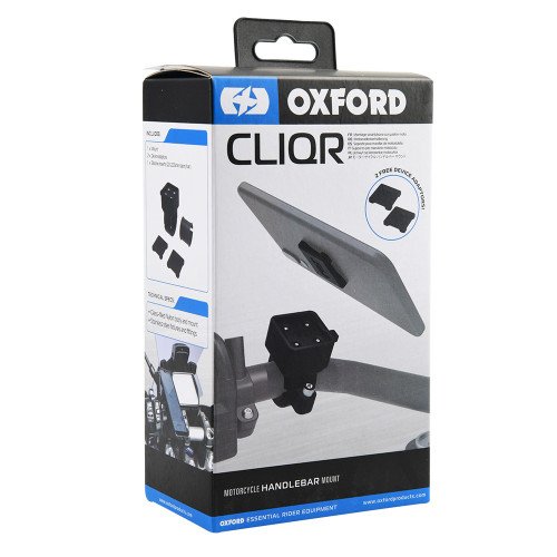Suport Telefon Ghidon Moto Oxford CLIQR Motorcycle Handlebar