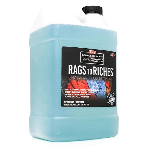Detergent Microfibre P&S Rags to Riches, 3.78L Detergent Microfibre P&S Rags to Riches, 3.78L