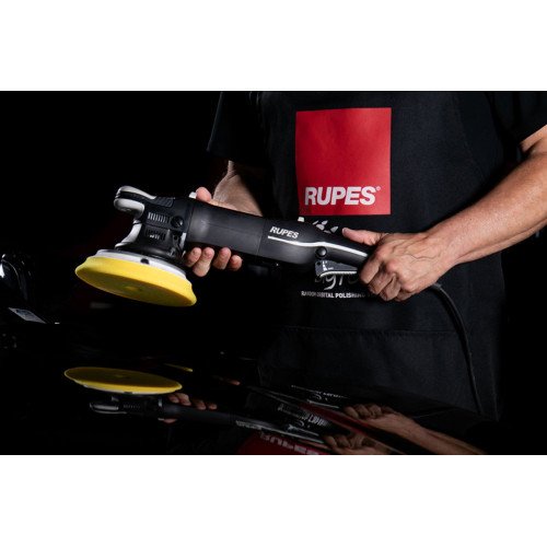 Burete Fin Polish Rupes D-A Fine Foam Pad, 130/150MM, Galben