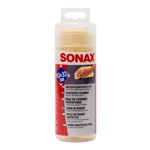 Laveta Sintetica Piele Caprioara Sonax Synthetic Chamois, 43 x 32cm