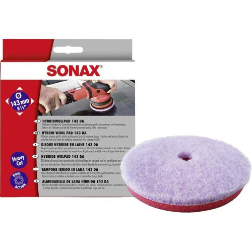 Pad Lana Sonax Hybrid Wool Pad Dual Action, 143mm Pad Lana Sonax Hybrid Wool Pad Dual Action, 143mm