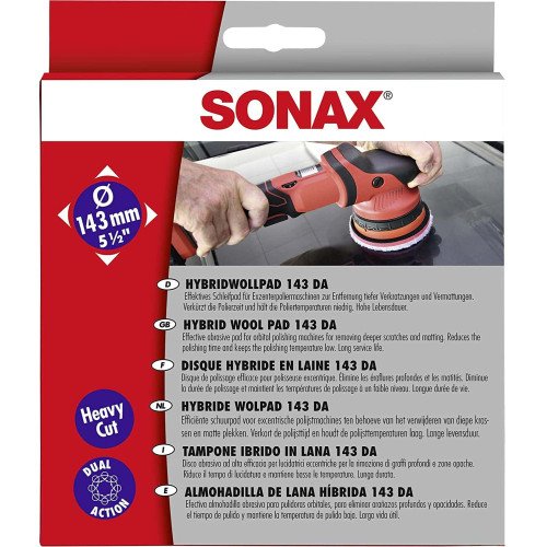 Pad Lana Sonax Hybrid Wool Pad Dual Action, 143mm Pad Lana Sonax Hybrid Wool Pad Dual Action, 143mm