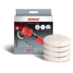 Pad Polish Blana de Miel Sonax Profiline Lambswool Pad, 80mm, 4 buc Pad Polish Blana de Miel Sonax Profiline Lambswool Pad, 80mm, 4 buc