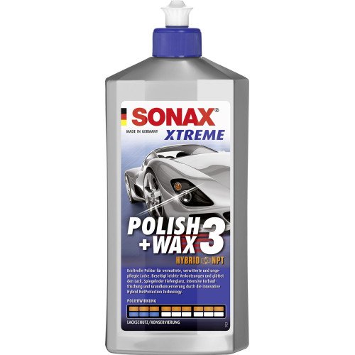 Pasta Polish cu Ceara Sonax Xtreme Polish and Wax 3 Hybrid NPT, 500ml