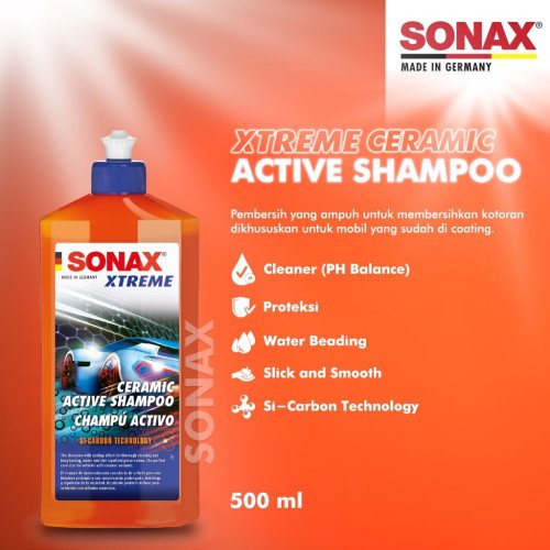 Sampon Auto Sonax Xtreme Ceramic Active Shampoo, 500ml Sampon Auto Sonax Xtreme Ceramic Active Shampoo, 500ml