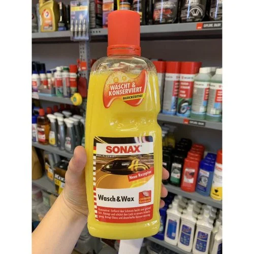 Sampon Auto cu Ceara Sonax Wash and Wax, 1000ml - Spalare si