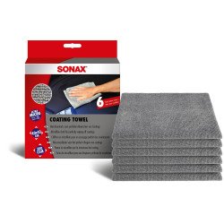 Set Lavete Microfibra Sonax Coating Towel, 40 x 40cm, 6 buc