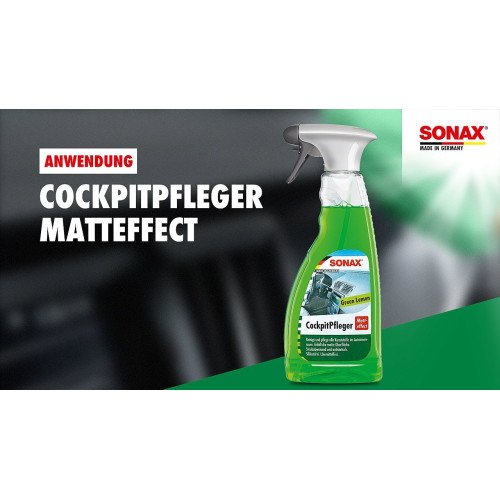 Spray Curatare Bord Sonax CockpitPfleger Matt Effect, Lamaie Verde, 500ml