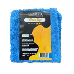 Laveta Microfibra fara Margini speckLESS WaxUp, Albastru, 550 GSM, 40x40cm