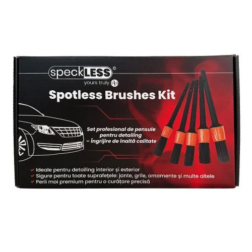 Set Pensule Detailing speckLESS Spotless Brushes Kit, 5buc