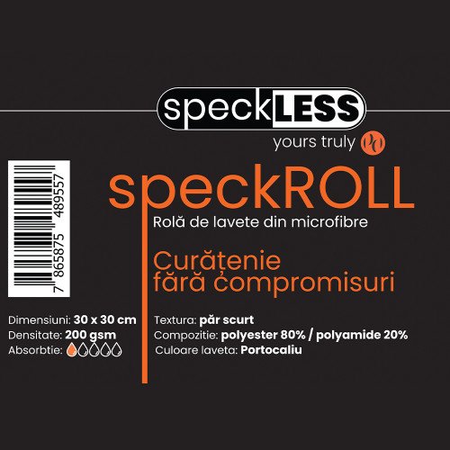 Rola Lavete Microfibra speckLESS speckROLL, Uz General