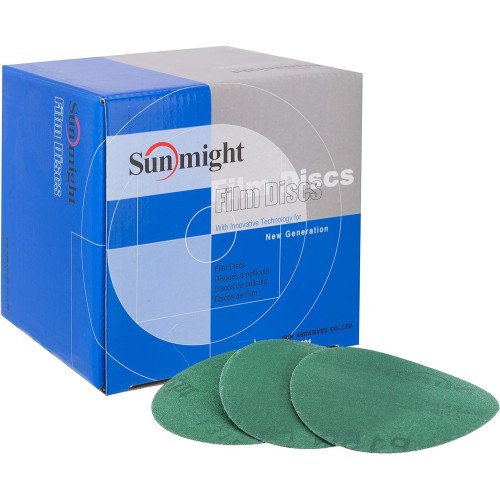 Disc Abraziv Sunmight Film, Verde, 75mm, P600