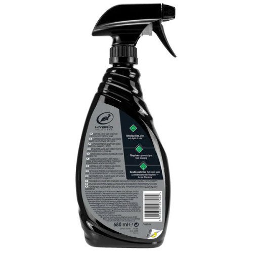 Dressing Anvelope Turtle Wax Hybrid Graphene Acrylic Tire Shine Spray Coating, 680ml Dressing Anvelope Turtle Wax Hybrid Graphene Acrylic Tire Shine Spray Coating, 680ml