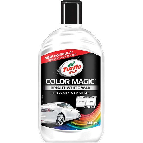 Pasta Polish 3 in 1 Turtle Wax Color Magic Bright White Wax, 500ml Pasta Polish 3 in 1 Turtle Wax Color Magic Bright White Wax, 500ml