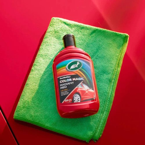 Pasta Polish cu Ceara Turtle Wax Color Magic, Rosu, 500ml
