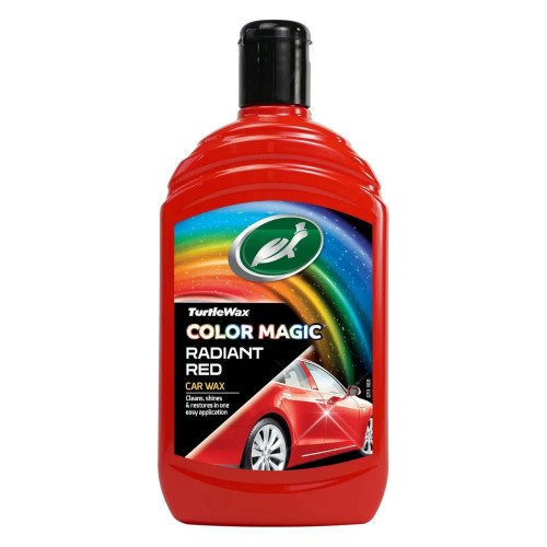 Pasta Polish cu Ceara Turtle Wax Color Magic, Rosu, 500ml