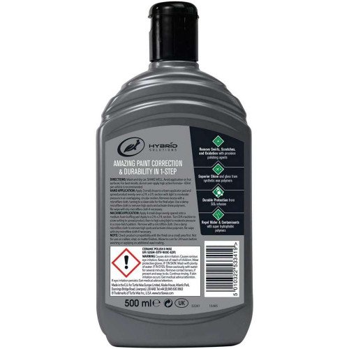 Polish si Ceara Turtle Wax Hybrid Solutions Ceramic Polish and Wax, 500ml Polish si Ceara Turtle Wax Hybrid Solutions Ceramic Polish and Wax, 500ml