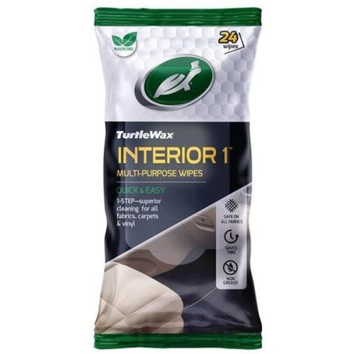 Servetele Umede Curatare Interior Turtle Wax Interior, 24buc Servetele Umede Curatare Interior Turtle Wax Interior, 24buc