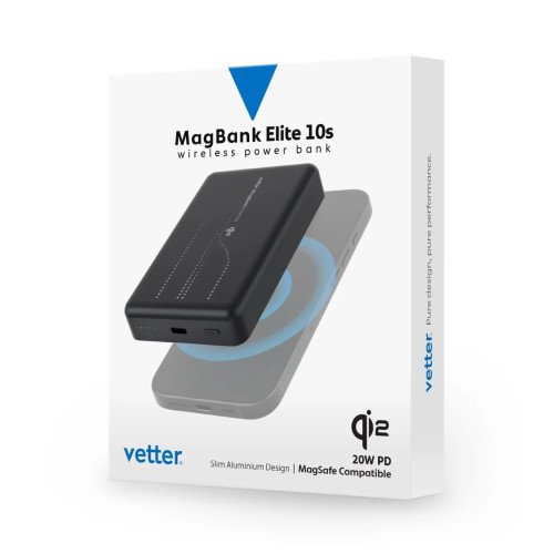 Baterie Externa Compatibila MagSafe Vetter MagBank Elite 10s, 10000mAh