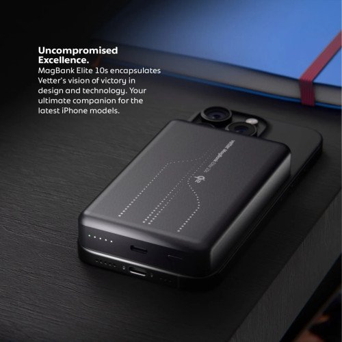 Baterie Externa Compatibila MagSafe Vetter MagBank Elite 10s, 10000mAh
