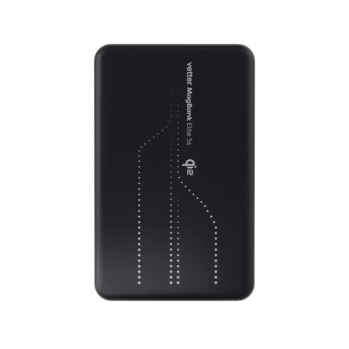 Baterie Externa Compatibila MagSafe Vetter MagBank Elite 5s Qi2, 5000mAh Baterie Externa Compatibila MagSafe Vetter MagBank Elite 5s Qi2, 5000mAh