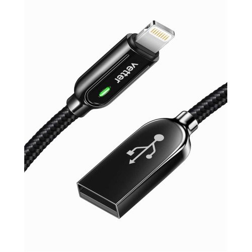 Cablu de date si incarcare Vetter Smart Lightning, Auto Disconnect, 1.2m Cablu de date si incarcare Vetter Smart Lightning, Auto Disconnect, 1.2m