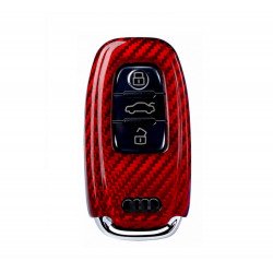 Husa Cheie Audi A1, A3, A4, Q5, Q7 Vetter Carbon, Glossy Red Husa Cheie Audi A1, A3, A4, Q5, Q7 Vetter Carbon, Glossy Red