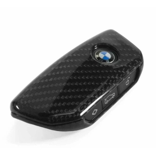 Husa Cheie BMW din Carbon Vetter Compatibila i5, i7, Seria 2, 3, 5, 7, Negru Lucios Husa Cheie BMW din Carbon Vetter Compatibila i5, i7, Seria 2, 3, 5, 7, Negru Lucios