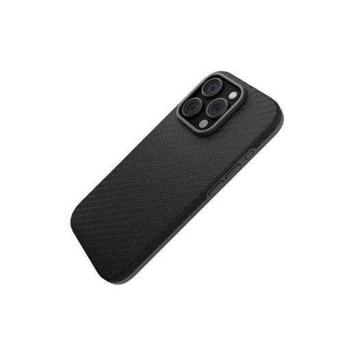 Husa Iphone 16 Pro Max Clip-On MagSafe Vetter Aramid Fiber Hybrid Kevlar Slim, Negru Husa Iphone 16 Pro Max Clip-On MagSafe Vetter Aramid Fiber Hybrid Kevlar Slim, Negru