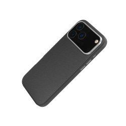 Husa de Telefon din Kevlar pentru Iphone 17 Pro Vetter Clip-On, MagSafe, Enhanced Protection, Negru