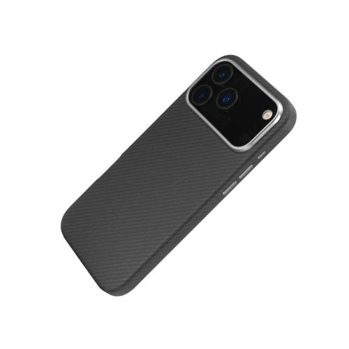 Husa de Telefon din Kevlar pentru Iphone 17 Pro Max Vetter Clip-On, MagSafe, Enhanced Protection, Negru