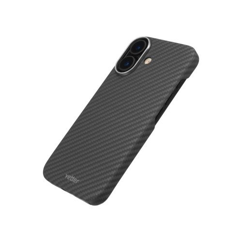 Husa de Telefon din Kevlar pentru Iphone 17 Vetter Clip-On, MagSafe, Negru