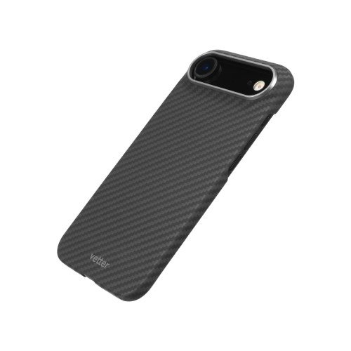 Husa de Telefon din Kevlar pentru Iphone Air Vetter Clip-On, MagSafe, Negru