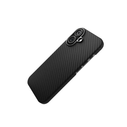 Husa iPhone 16 Clip-On MagSafe Vetter Aramid Fiber Kevlar, Negru Husa iPhone 16 Clip-On MagSafe Vetter Aramid Fiber Kevlar, Negru
