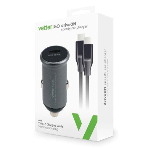 Incarcator Auto Vetter driveON, Smart Car Charger, Type C, 20W